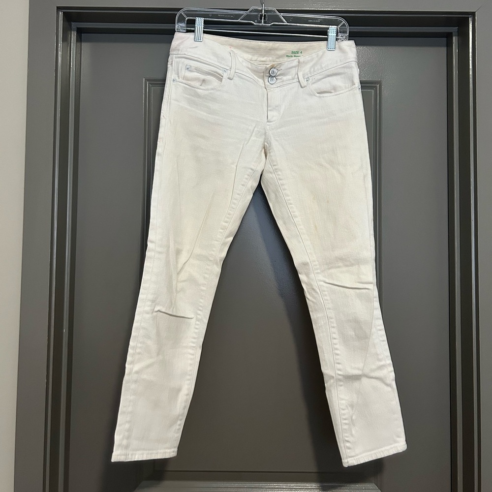 Lilly Pulitzer White Worth Skinny Jean size 4